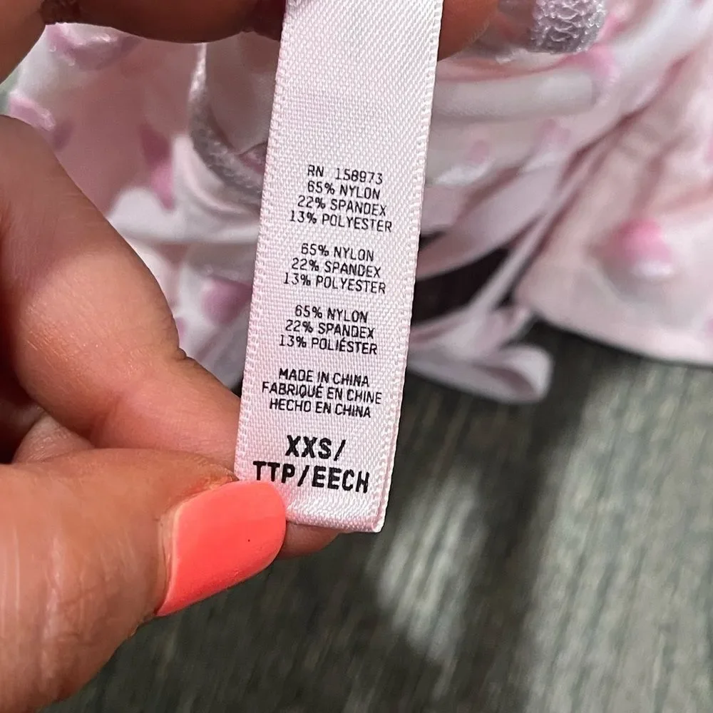 NWT Skims Sheer Velvet Tie Front Bralette Adjustable Straps Baby Pink Size XXS - Picture 3 of 4